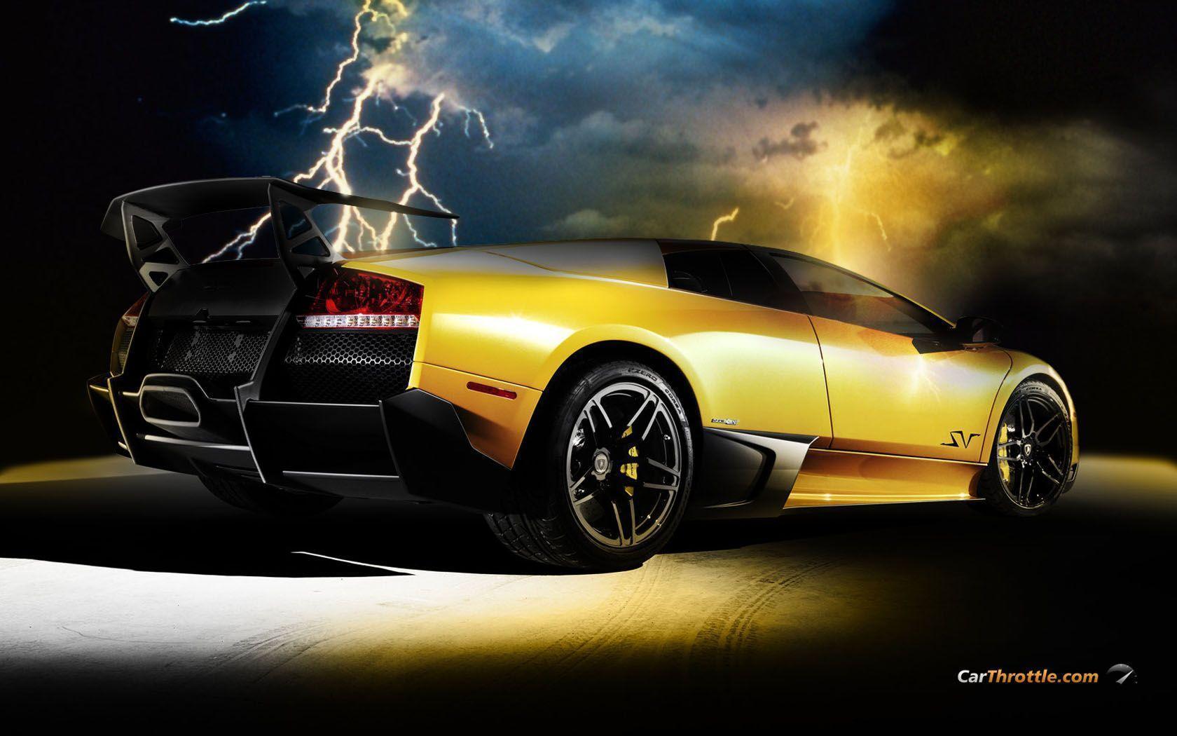Lamborghini Murcielago oro fulmini, 1680x1050 HD, Laptop