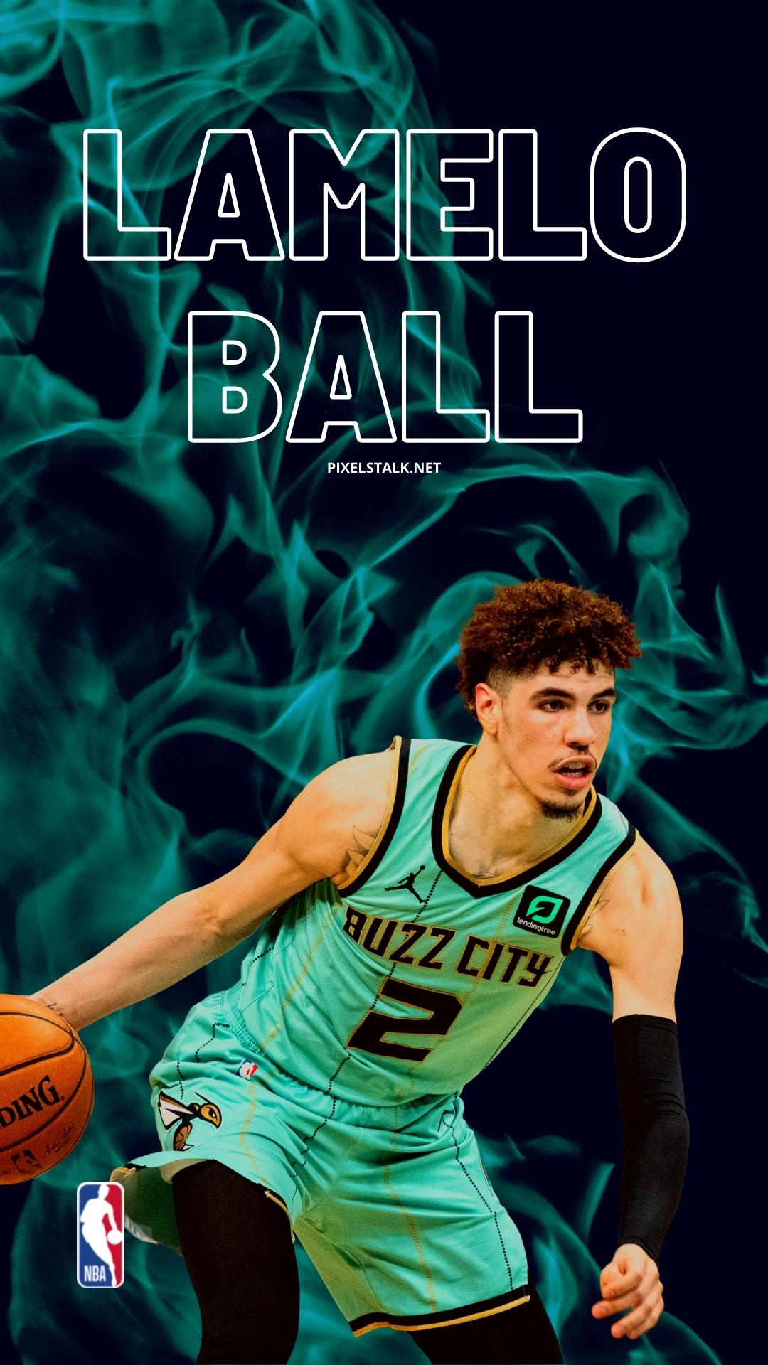 LaMelo Ball basket Hornets, 1080x1920 Verticale, Mobile