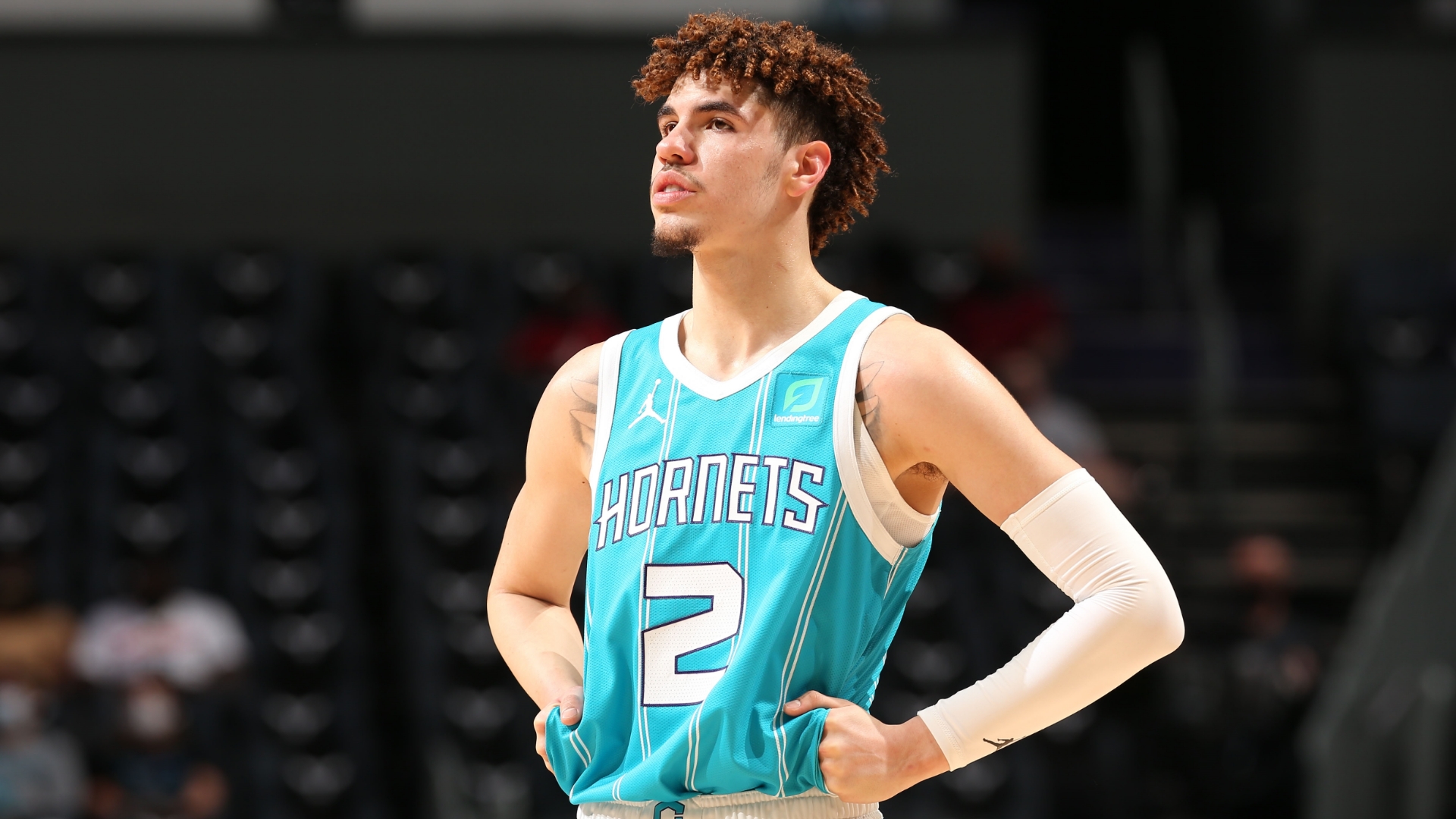 LaMelo Ball, Charlotte Hornets, 1920x1080 1080p, Desktop