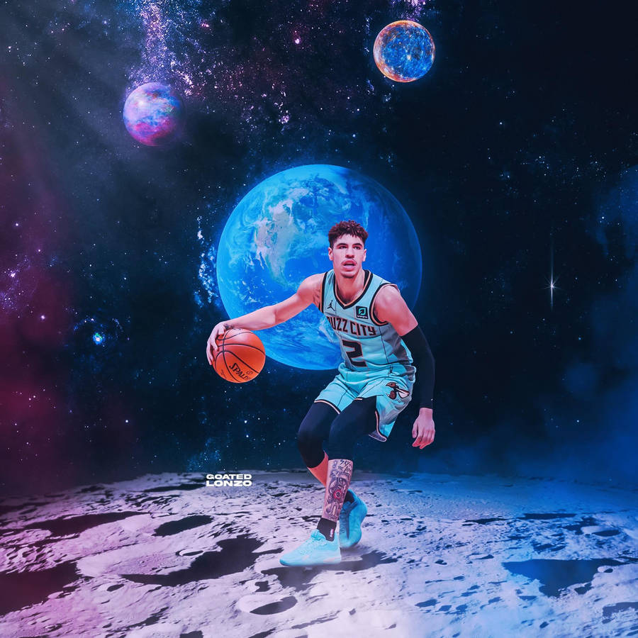 LaMelo Ball nello spazio, 900x900 HD, PC Desktop