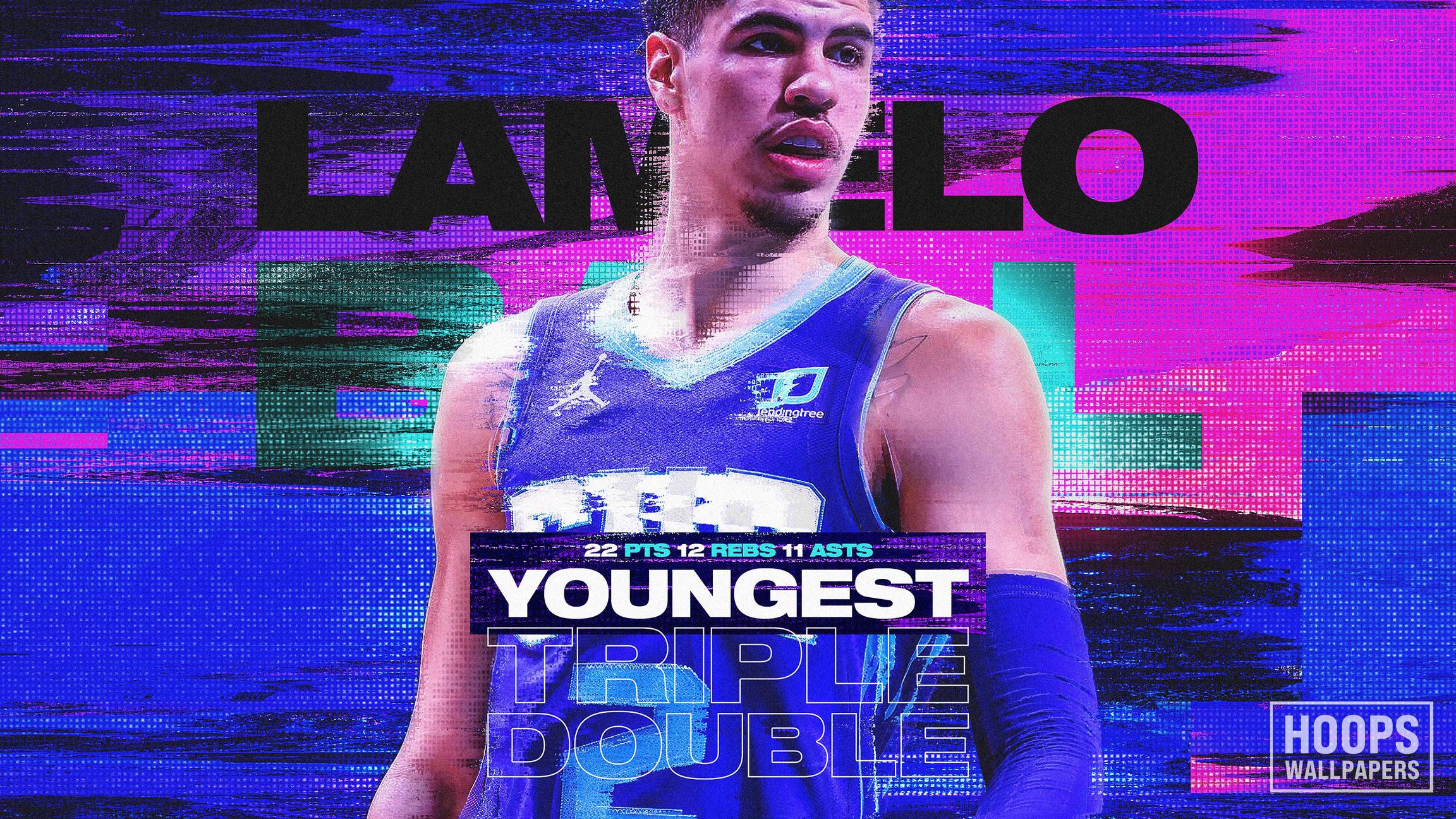 LaMelo Ball basket NBA, 2304x1296 Hi-Res, PC Desktop