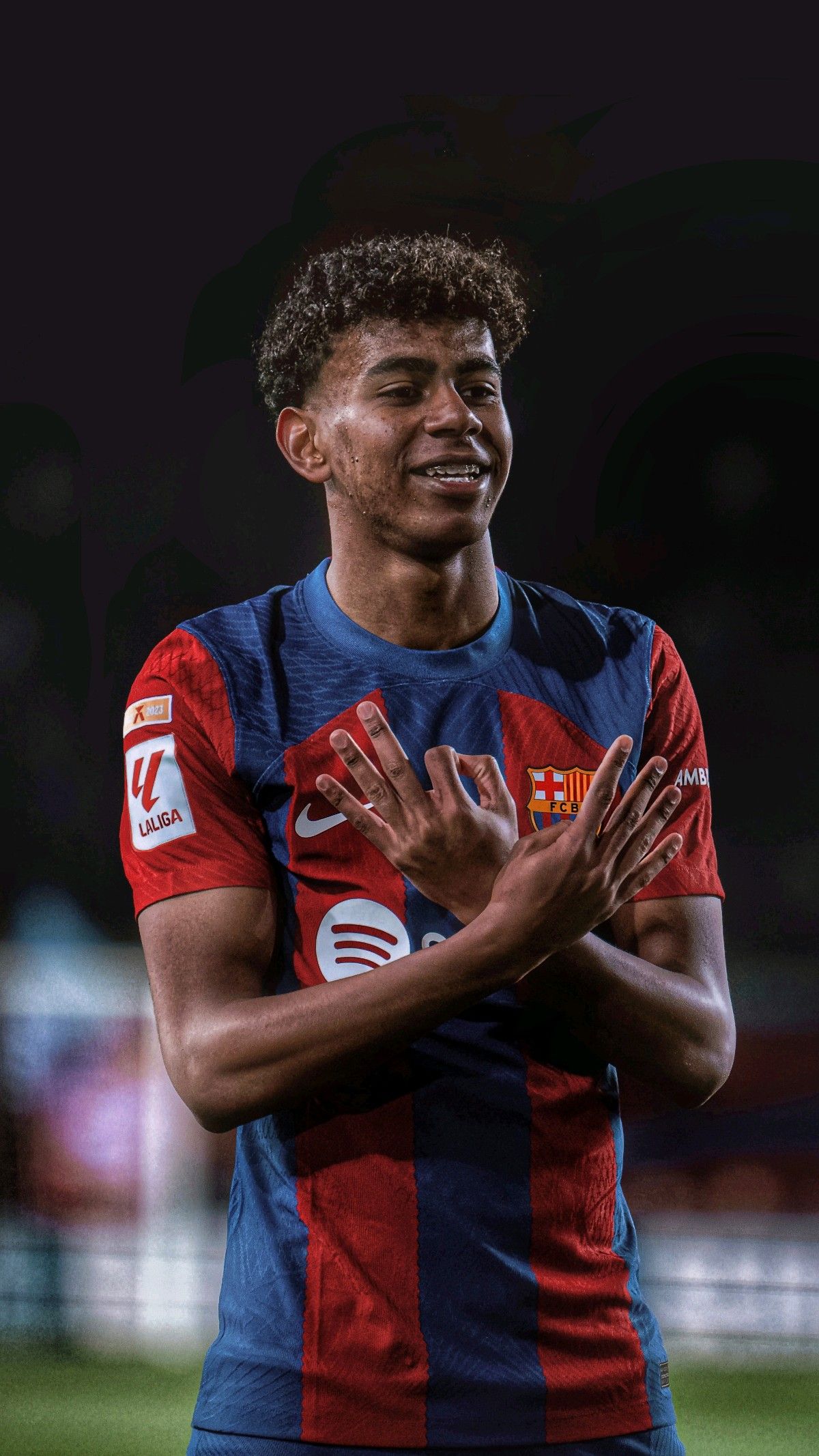 Calciatore Barcellona applaude, Liga, 1200x2133 Full HD Verticale, iPhone