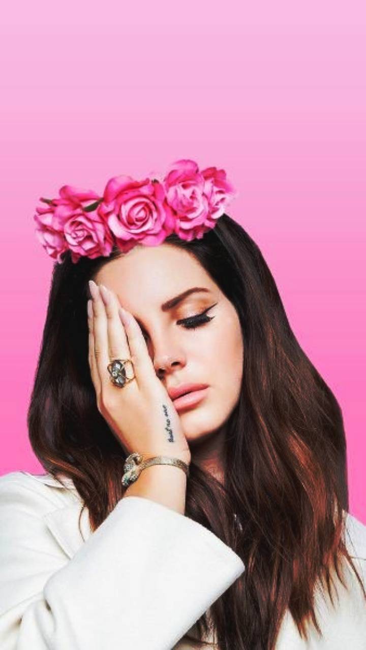Lana Del Rey corona di rose, 720x1280 Verticale, iPhone Plus