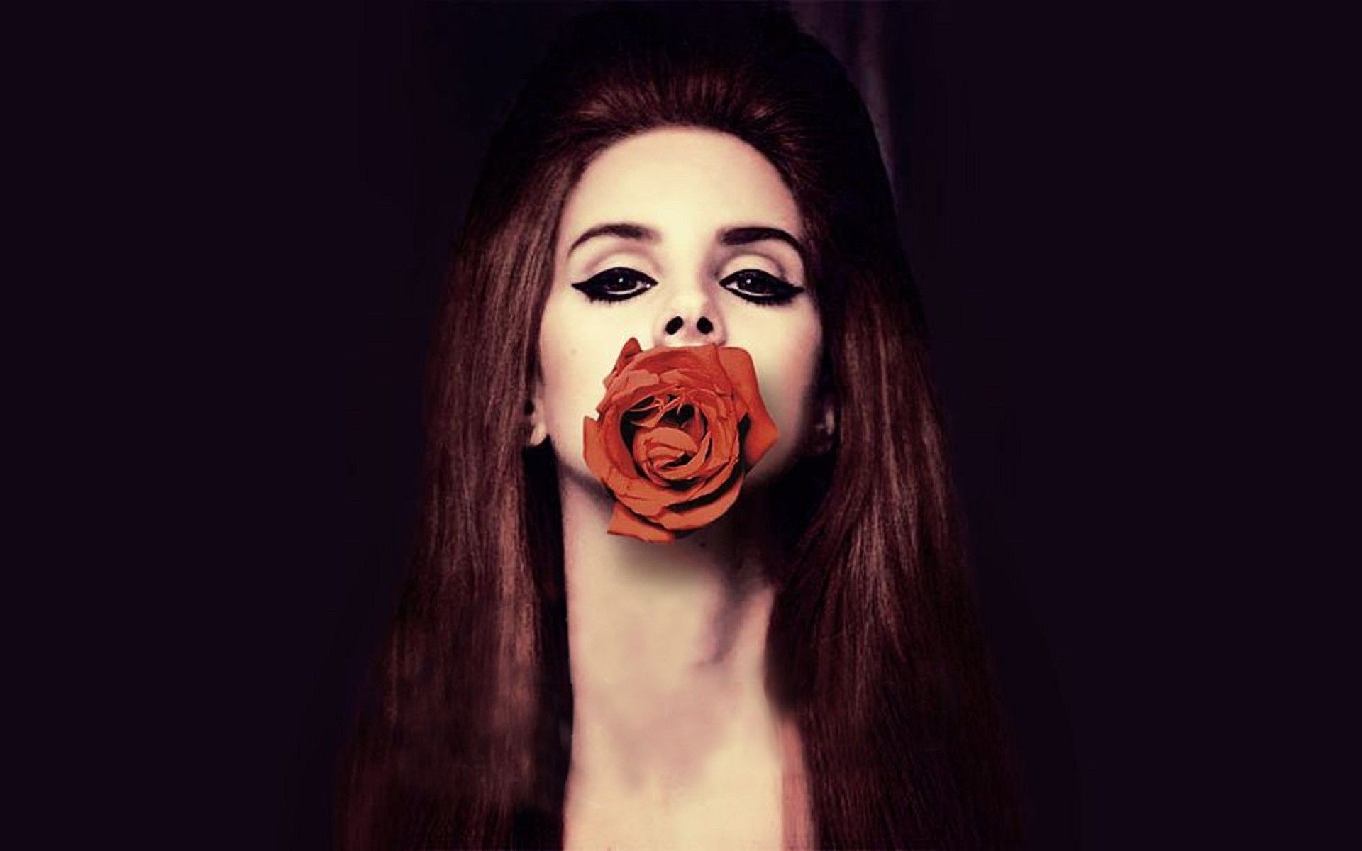 Lana Del Rey rosa rossa bocca, 1920x1200 Full HD+, iMac