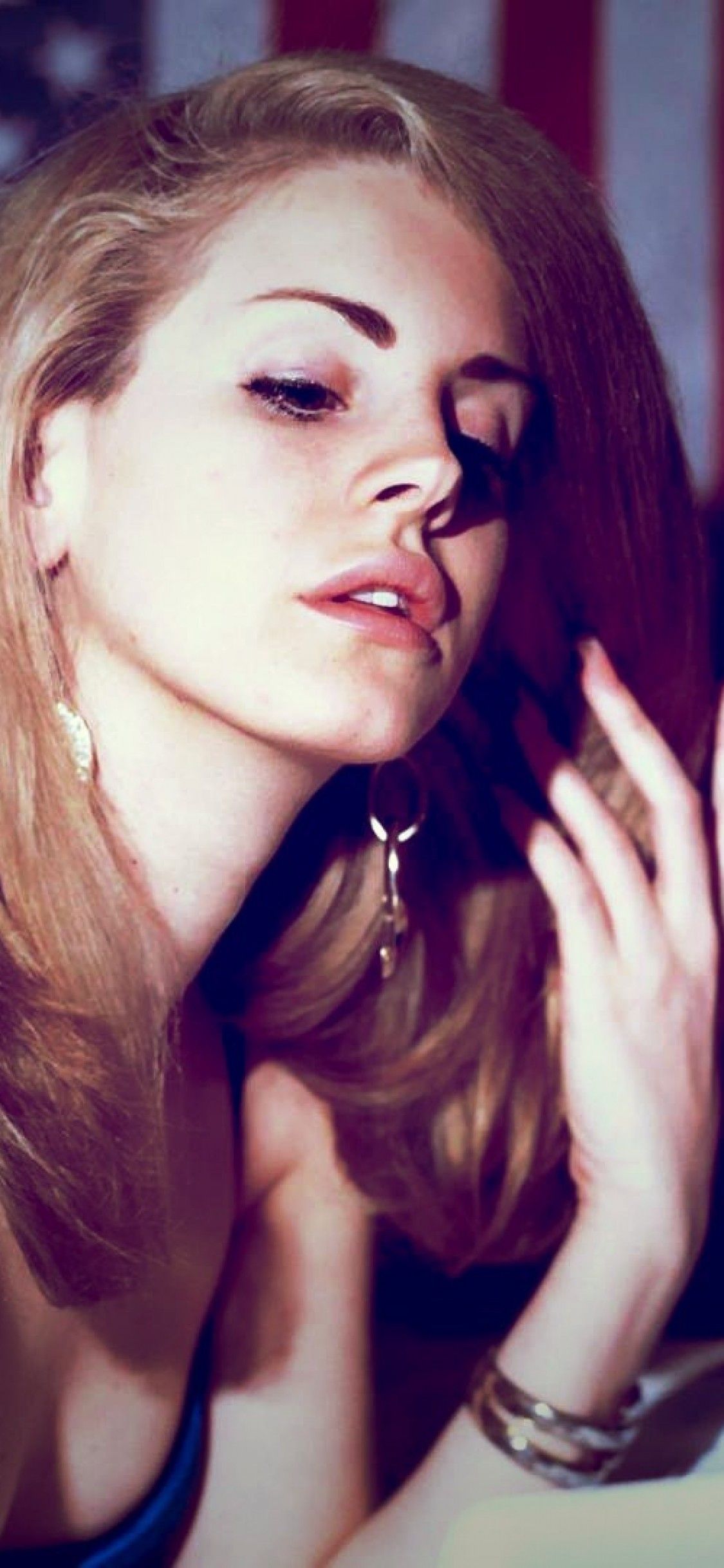 Lana Del Rey ritratto vintage, 1125x2436 Verticale, iPhone Plus