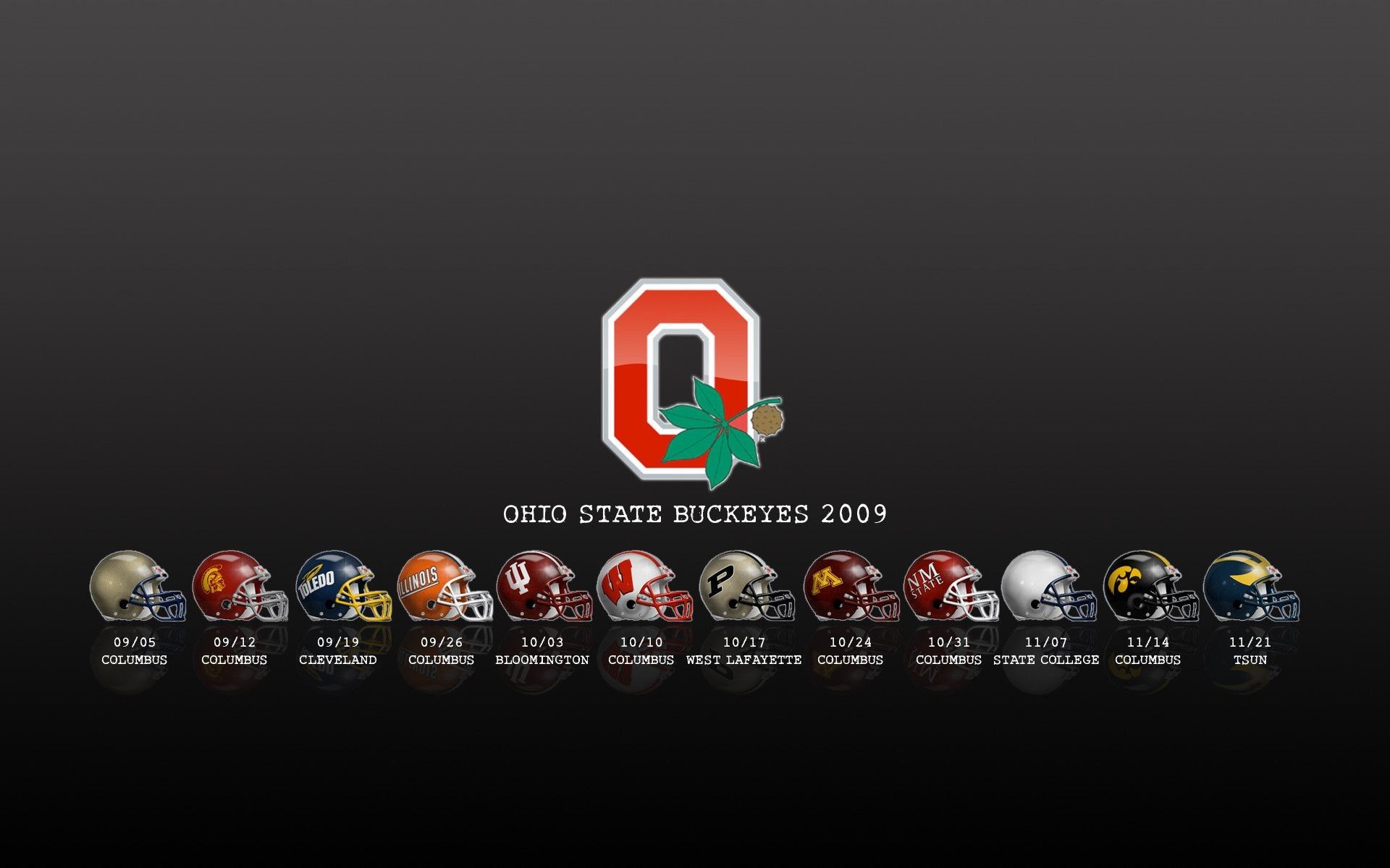 Logo Ohio State Buckeyes, 1920x1080 Full HD 1080p, Ultrabook