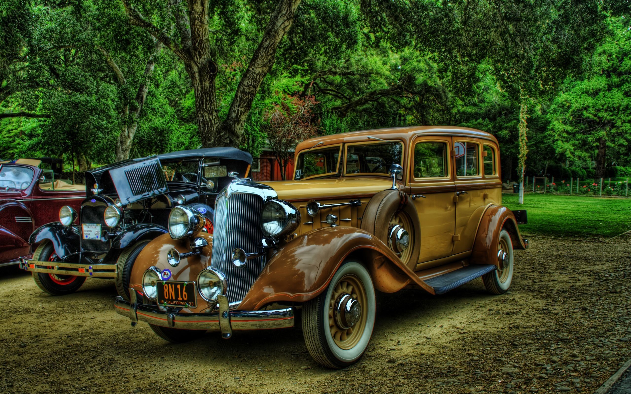 Auto d'epoca vintage marroni, 2560x1600 WQXGA, Dell XPS