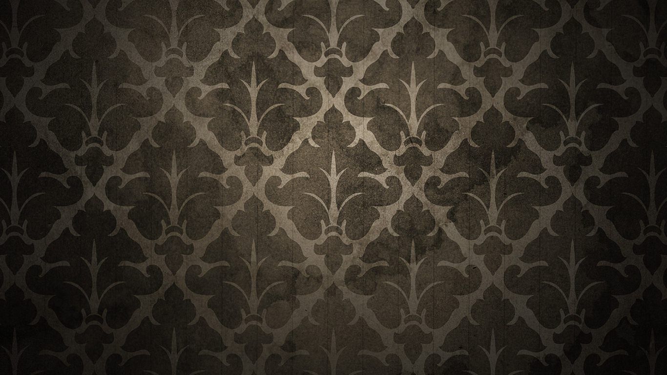 motivo damascato marrone vintage, 1366x768 720p, Dell XPS