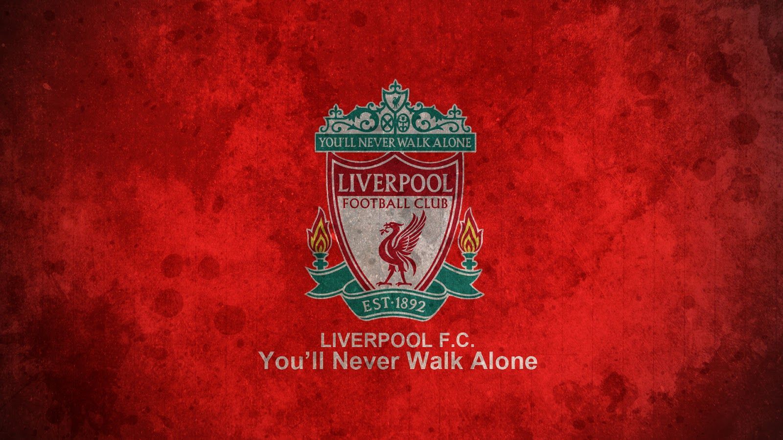 Liverpool FC stemma sfondo rosso, Premier League, 1600x900 HD, Ultrabook