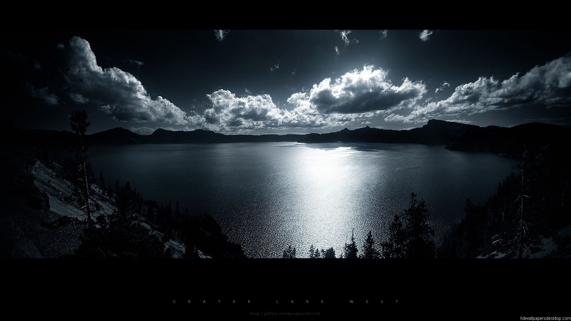 lago notturno bianco e nero, 1920x1080 Full HD, MacBook Pro