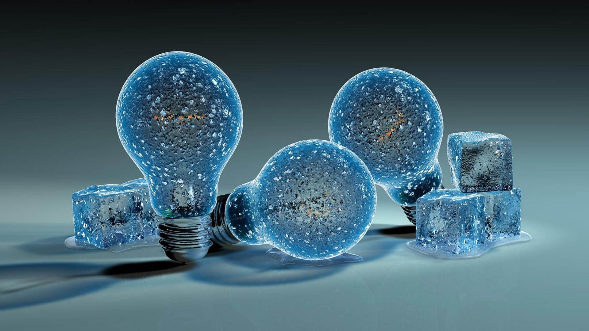 Lampadine di ghiaccio blu, 1920x1080 Full HD 1080p, Dell XPS