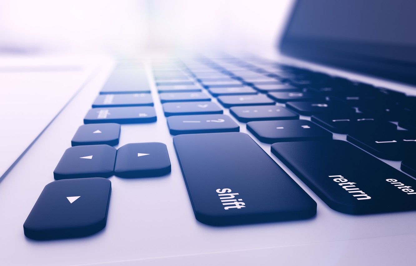 Tastiera laptop macro sfocata, 1332x850 HD, Notebook Gaming