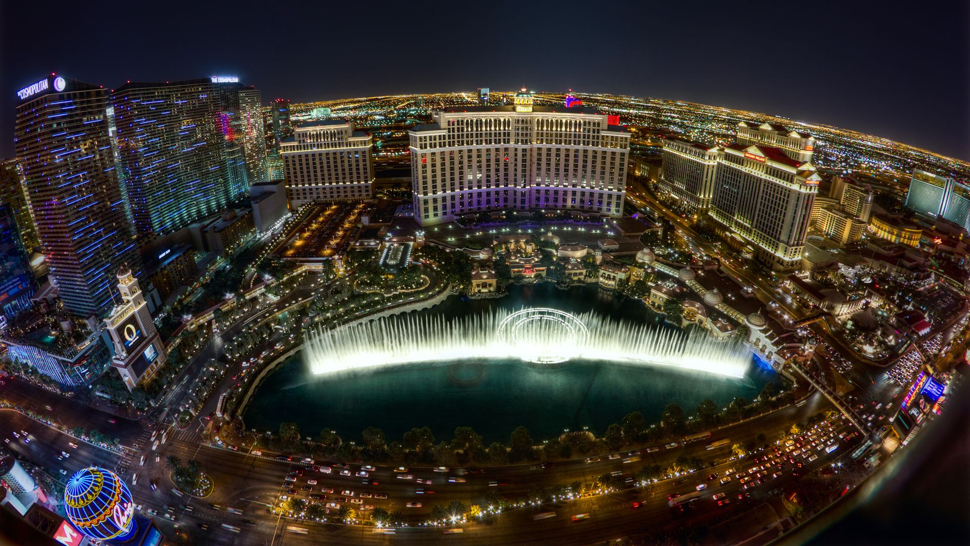 Fontane del Bellagio, Las Vegas, 1920x1080 1080p, Desktop