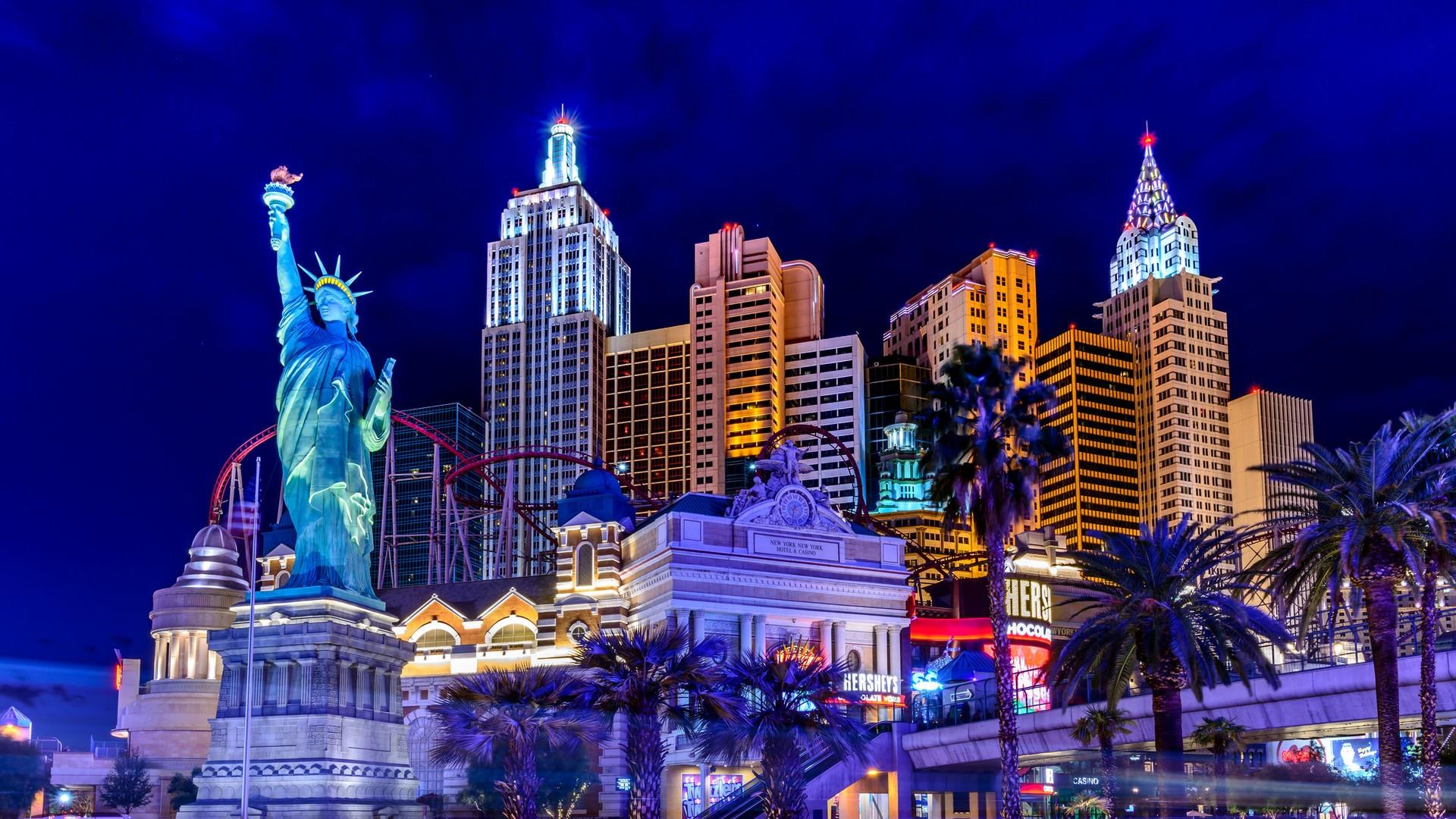 Las Vegas New York-New York casino, 1920x1080 Full HD 1080p, Desktop