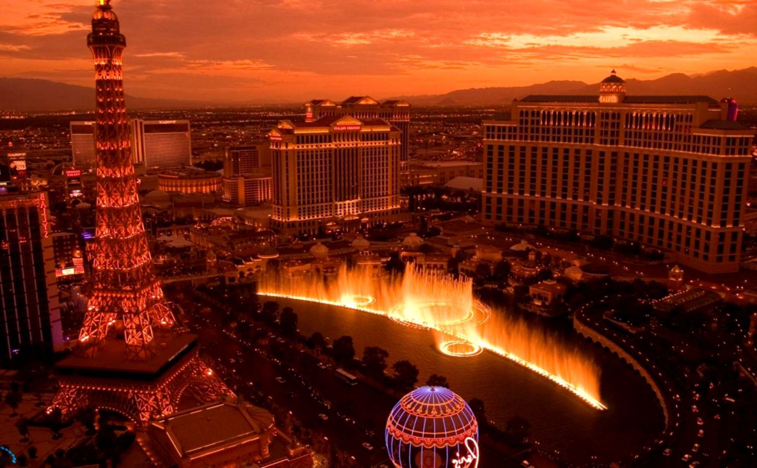 Las Vegas Strip al tramonto, 1528x945 HD, Desktop
