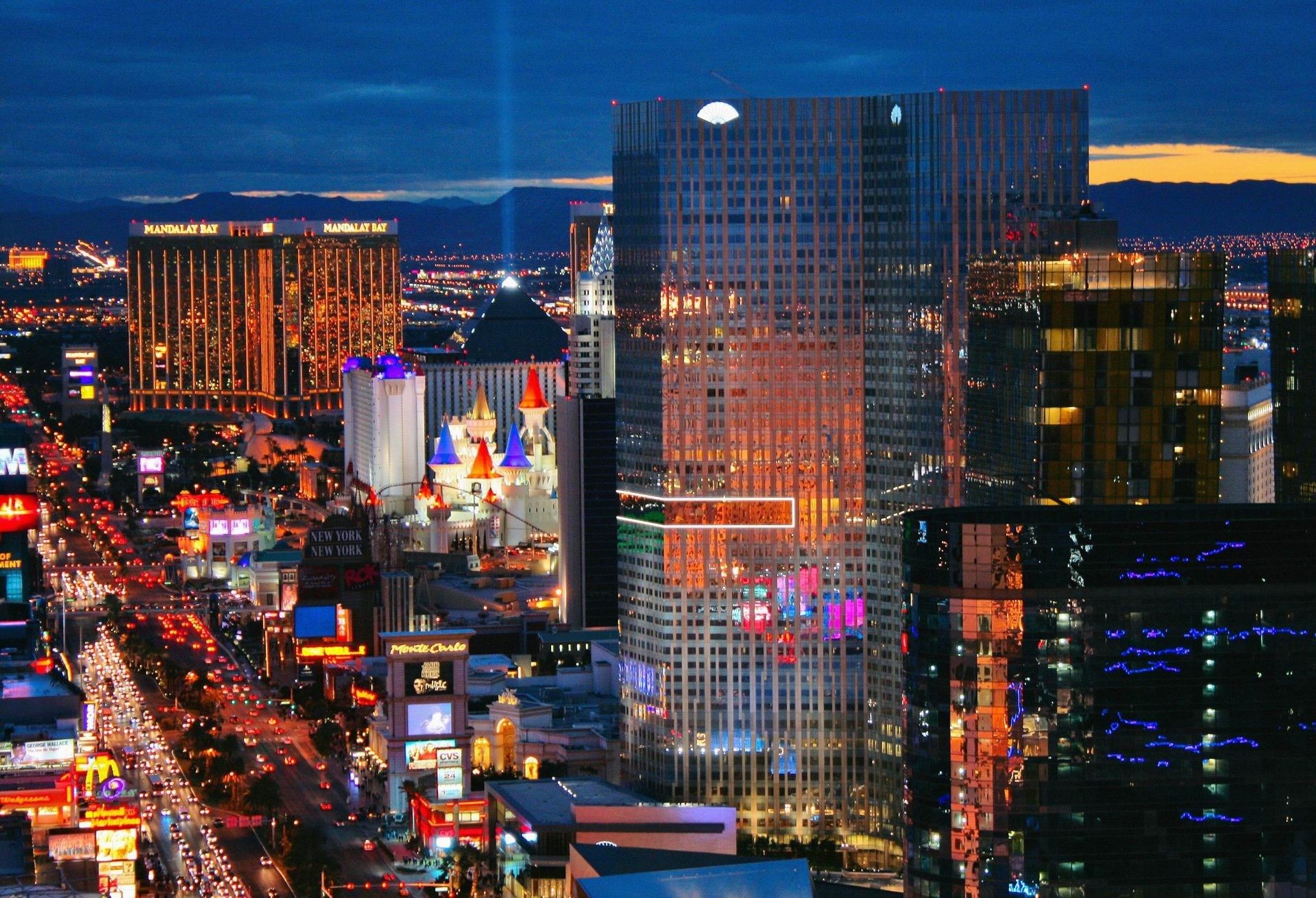 Skyline notturno Las Vegas Strip, 1920x1310 Full HD+ WUXGA, iMac