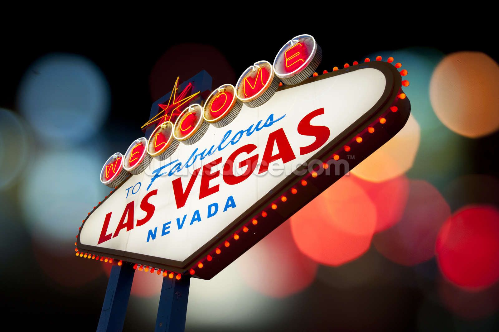 Cartello Welcome Las Vegas, 1600x1065 HD Ready, Notebook Gaming