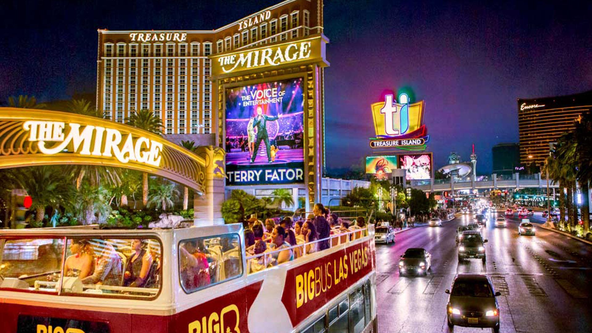 Las Vegas Strip di notte, 1920x1080 Full HD, PC