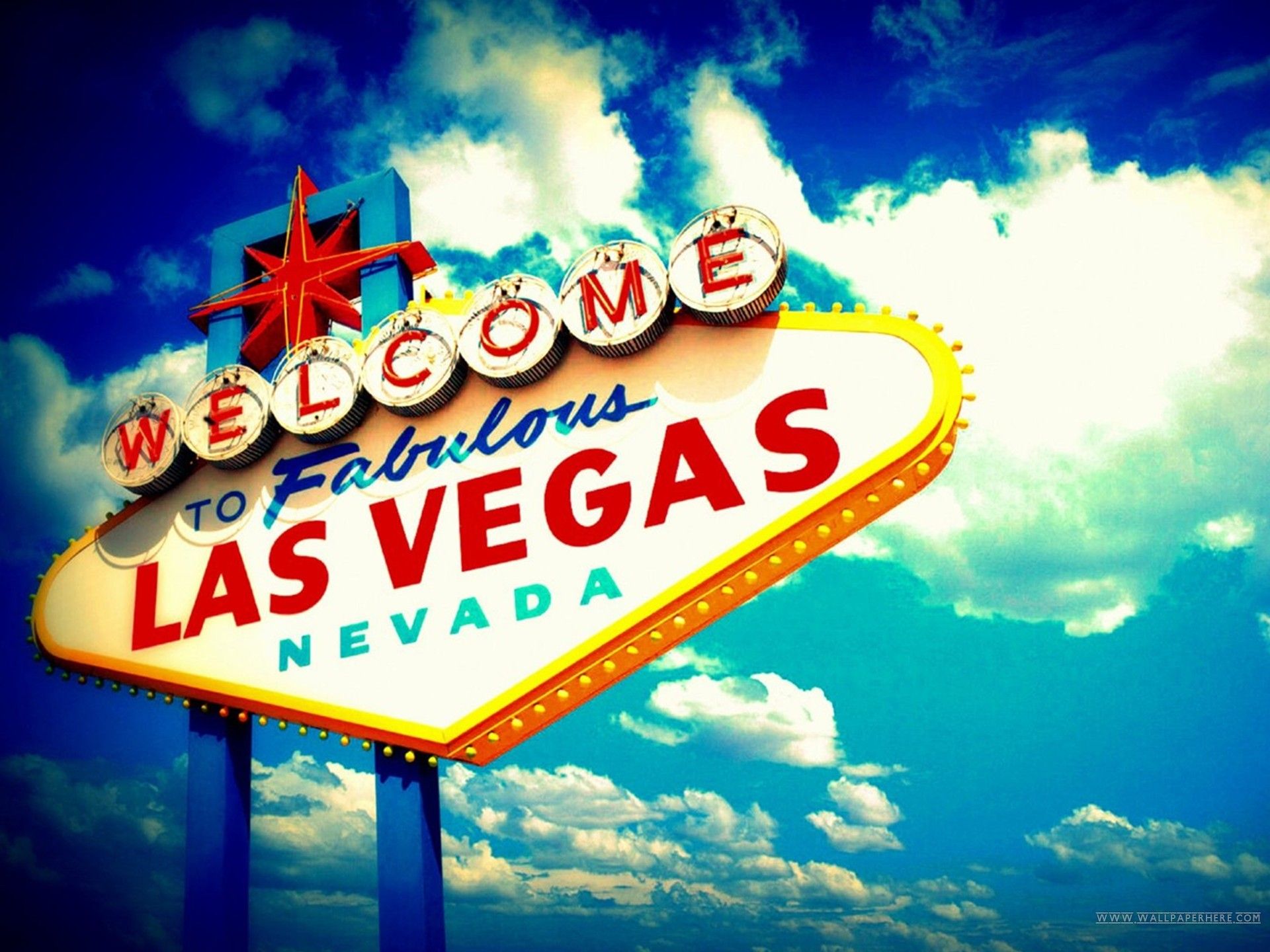 Cartello Welcome to Las Vegas, 1920x1440 WUXGA, Desktop