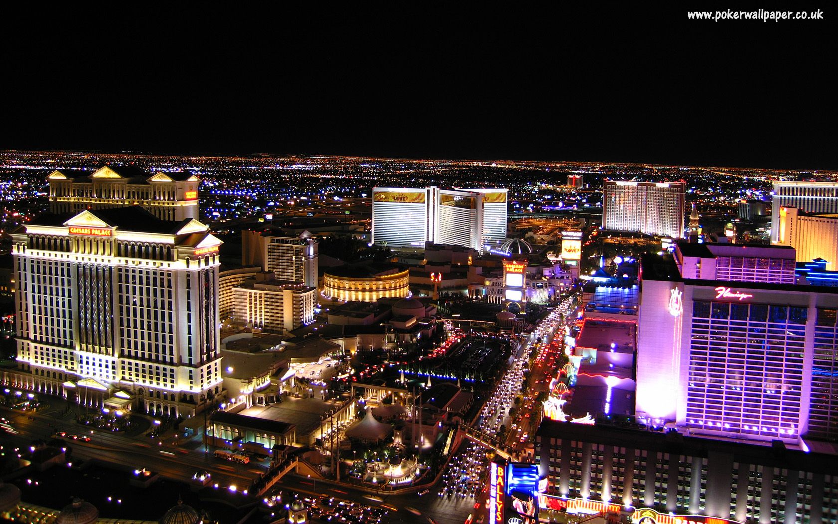 Skyline notturno Las Vegas Strip, 1680x1050 900p, MacBook Air