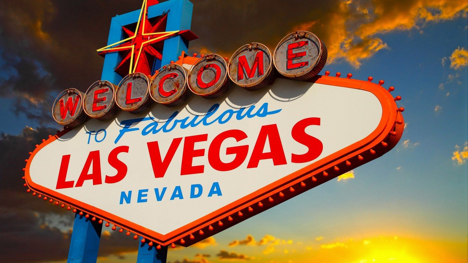 Cartello Welcome Las Vegas Nevada, 1600x900 HD Ready, Desktop