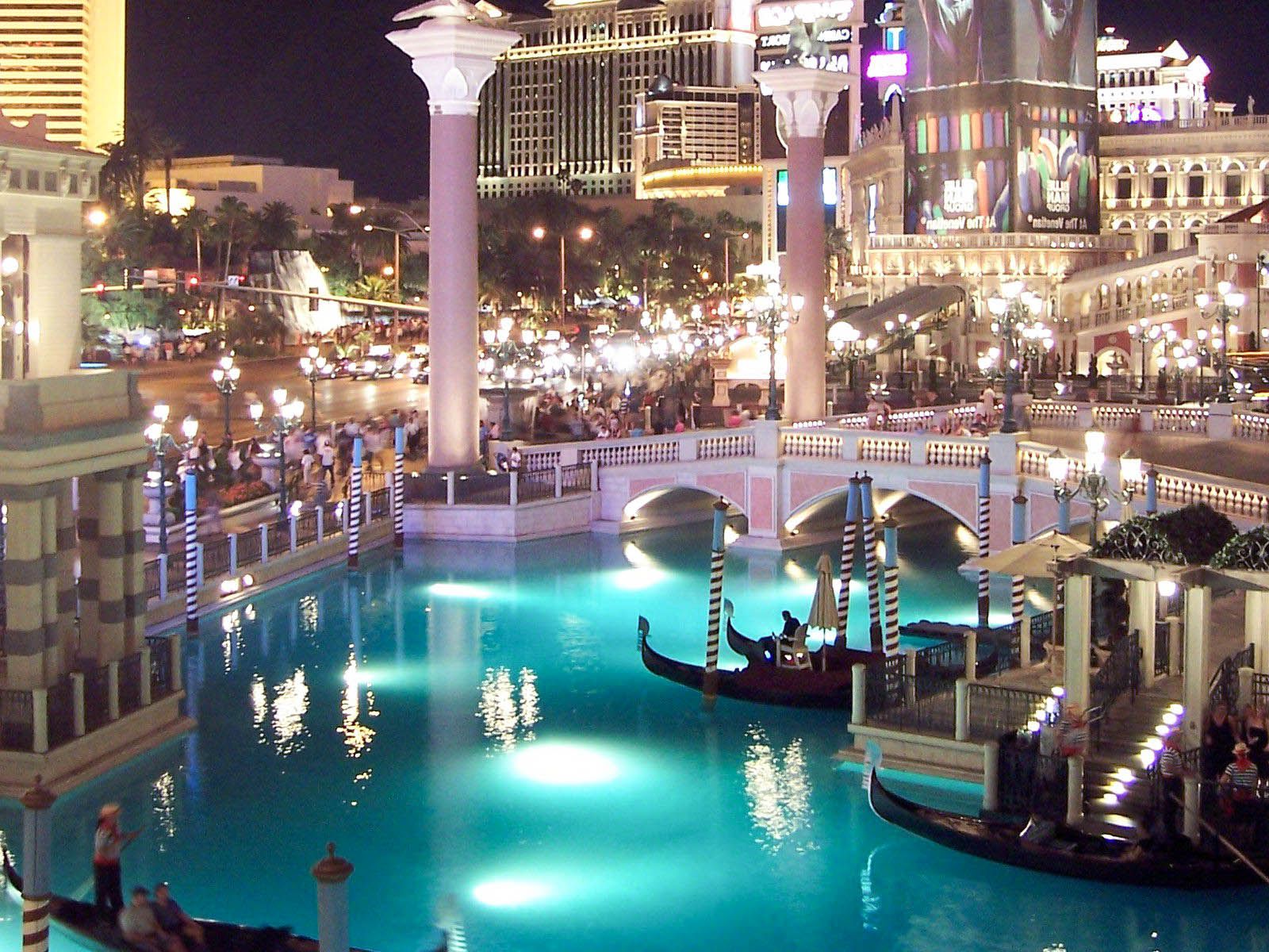 Venetian Las Vegas notturno, 1600x1200 HD Ready, Desktop