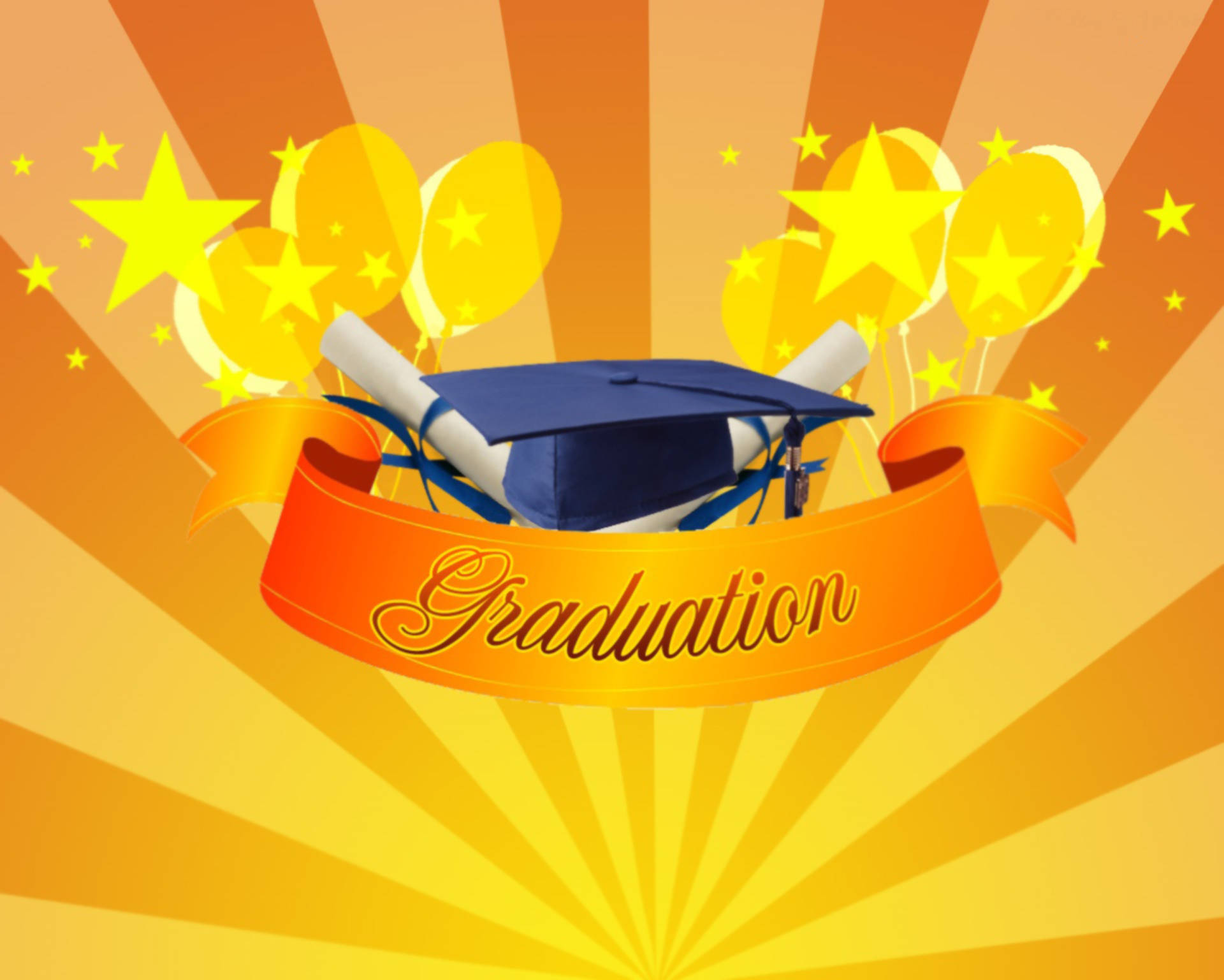 Tocco laurea, palloncini, nastro Graduation, 1920x1536 Full HD+, PC