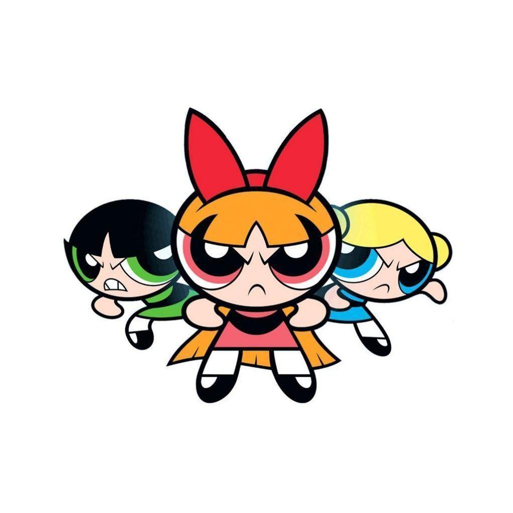 Superchicche cartoon tre bambine, 1024x1024 HD, Desktop