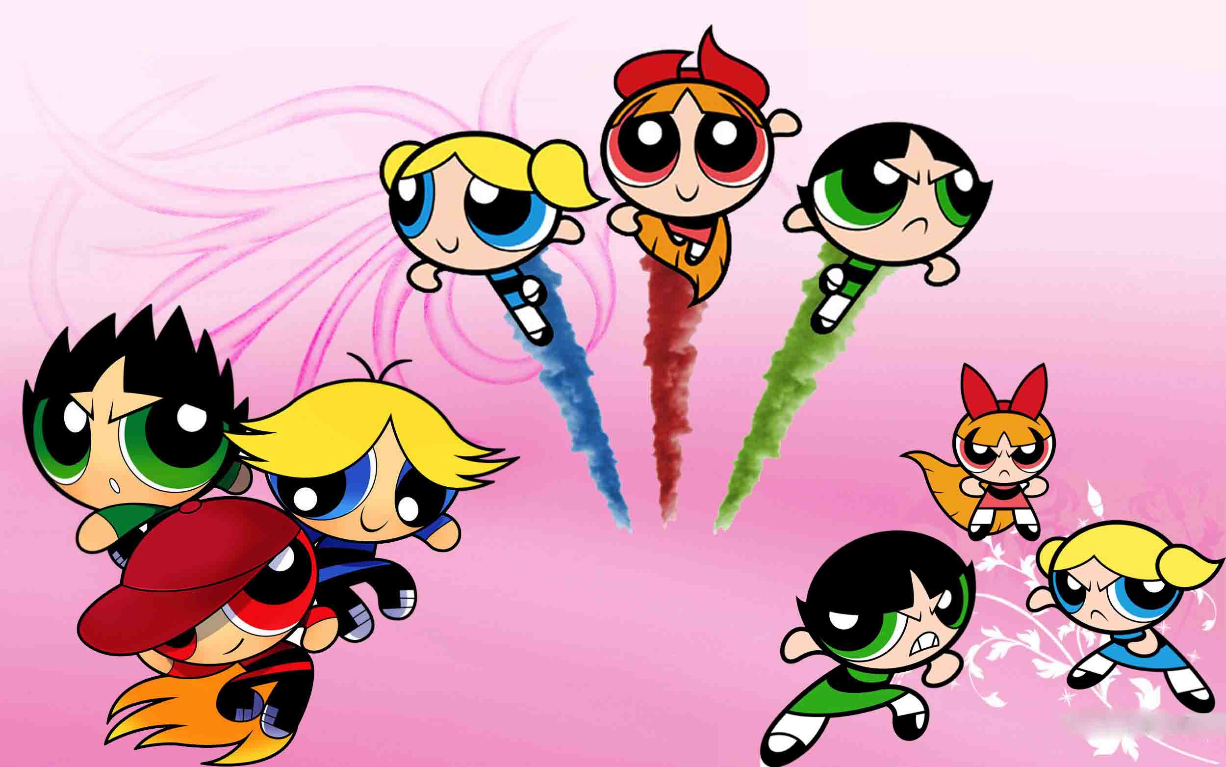 Le Superchicche personaggi animati, 2500x1563 alta risoluzione, PC