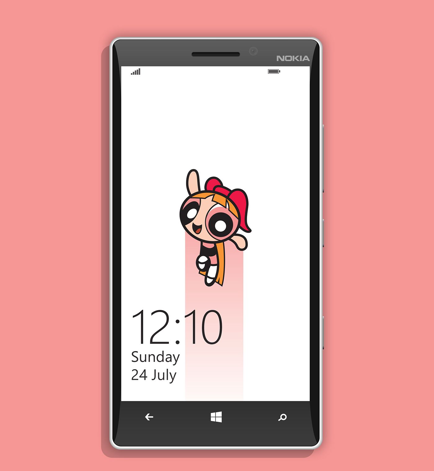 Superchicca cellulare Nokia rosa, 1400x1519 Full HD Verticale, Smartphone