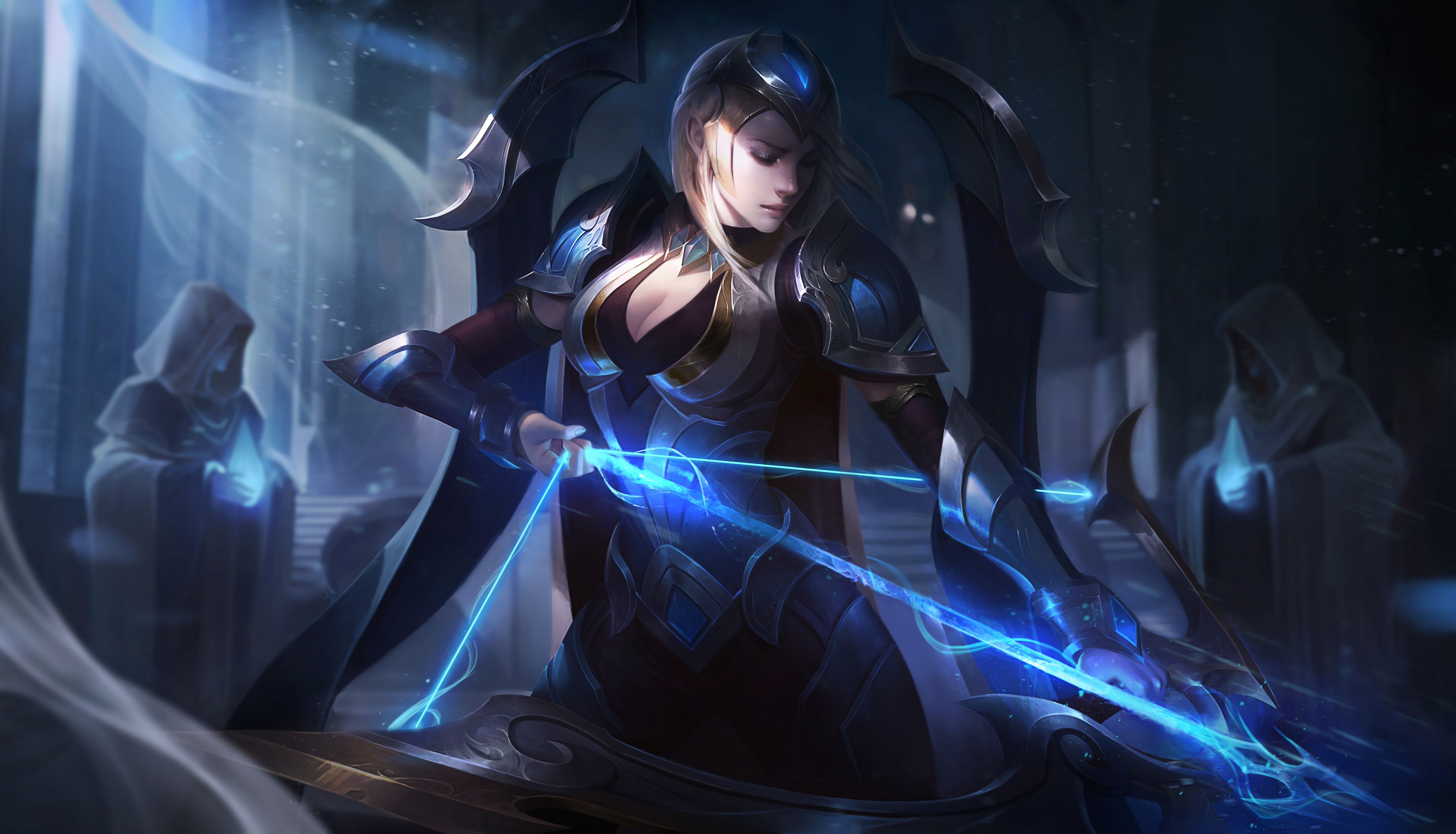 Ashe Campionessa energia blu, 7000x4011 Ultra HD, 4K TV