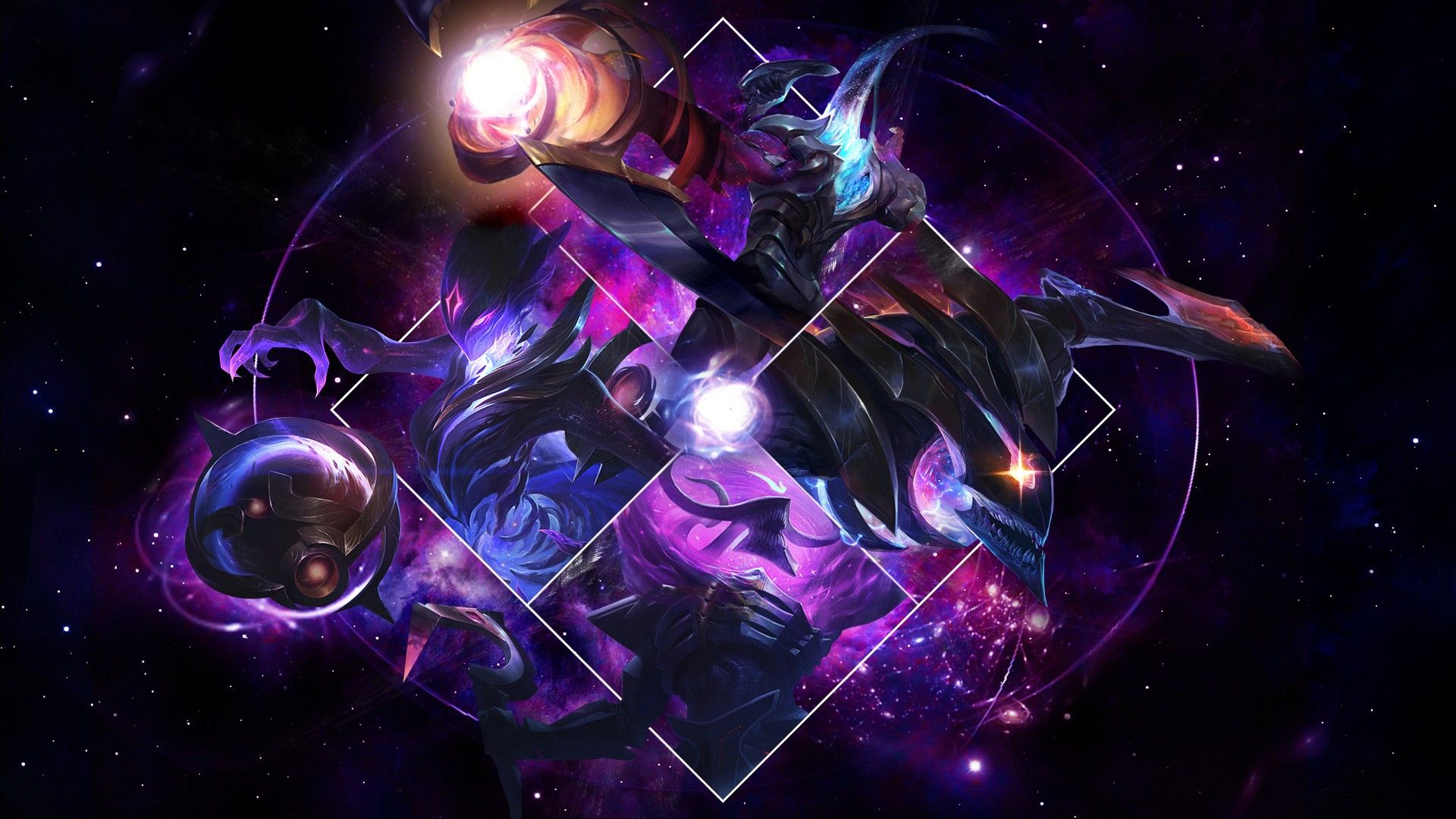 campioni spaziali stelle viola, 1920x1080 Full HD 1080p, Laptop