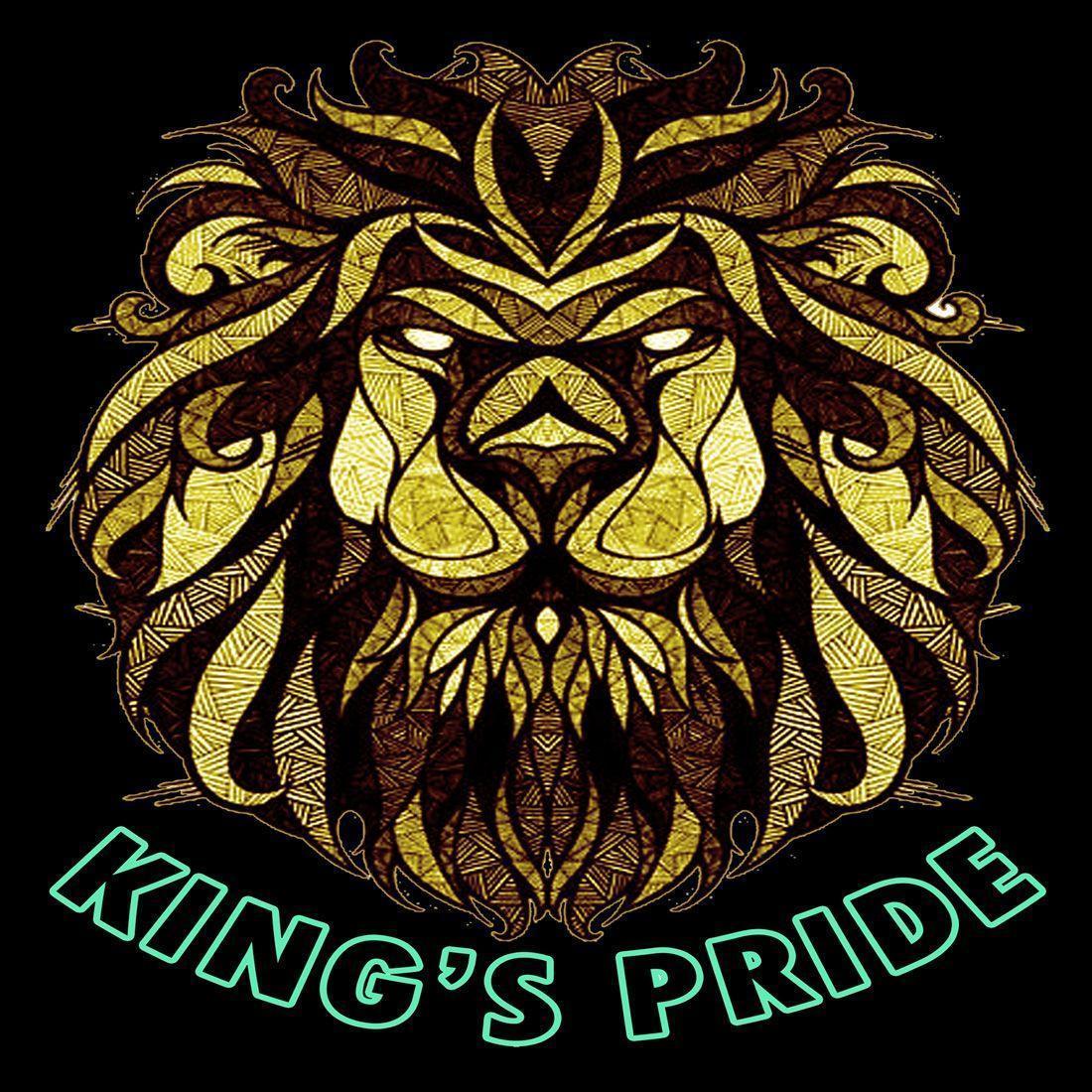Testa leone dorata King's Pride, 1100x1100 HD, Desktop