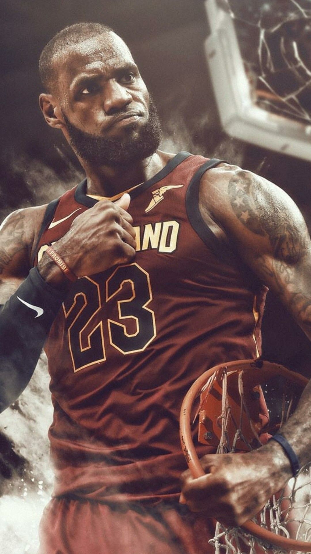 LeBron James Cleveland Cavaliers, 1080x1920 Full HD Verticale, Smartphone