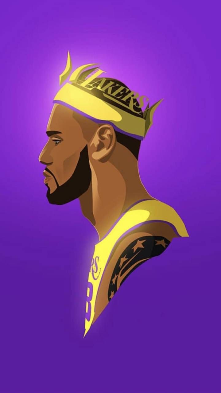 LeBron James con corona, 720x1280 Full HD Verticale, Smartphone