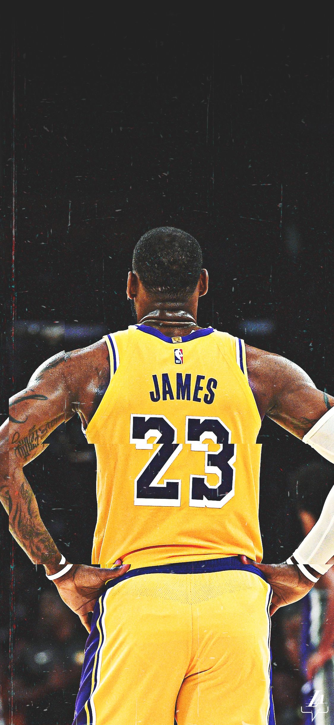 LeBron James maglia Lakers, 1125x2436 Verticale, iPhone