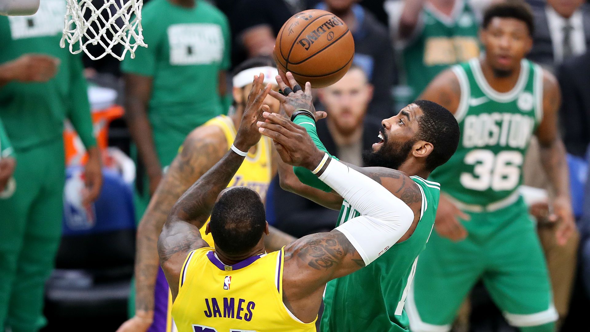 LeBron James contro Kyrie Irving, NBA, 1920x1080 Full HD 1080p, Desktop
