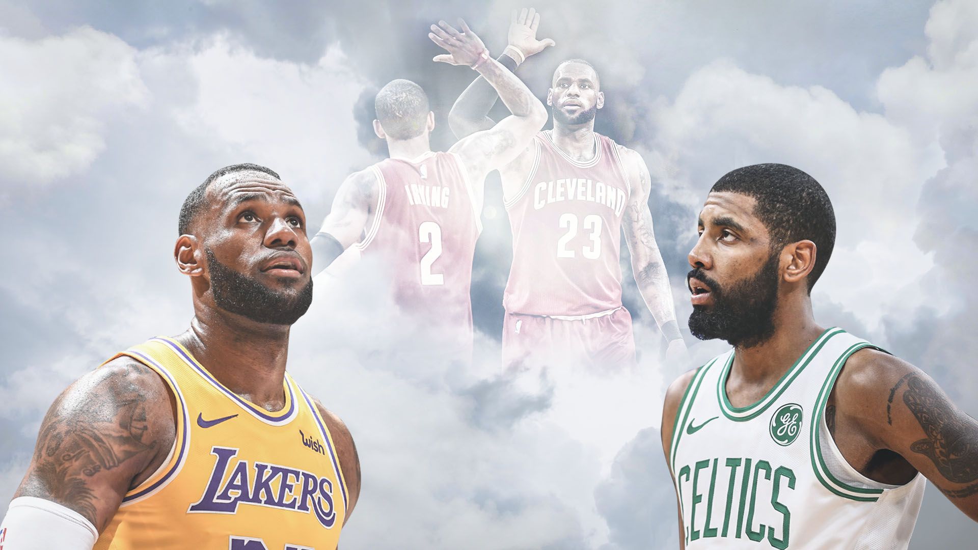 Kyrie Irving e Stephen Curry, Golden State Warriors, 1344x2015 Full HD Verticale, Smartphone