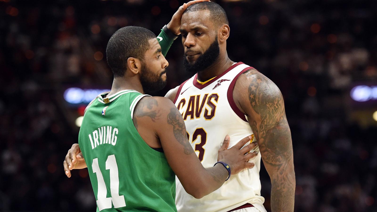 LeBron James e Kyrie Irving, Los Angeles Lakers, 1600x900 HD, Laptop