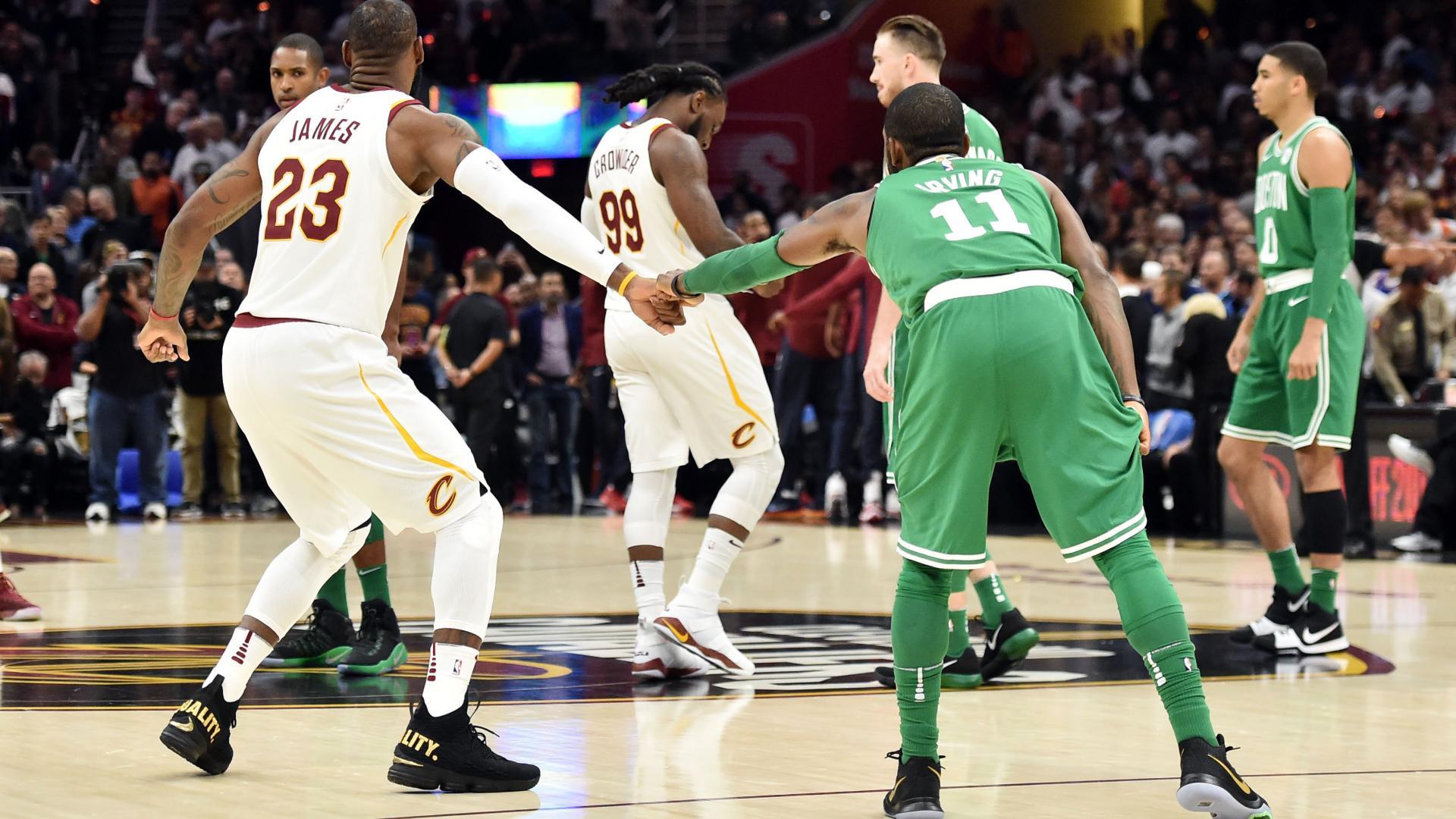 LeBron James e Kyrie Irving basket, 720x1280 Full HD Verticale, Samsung Galaxy