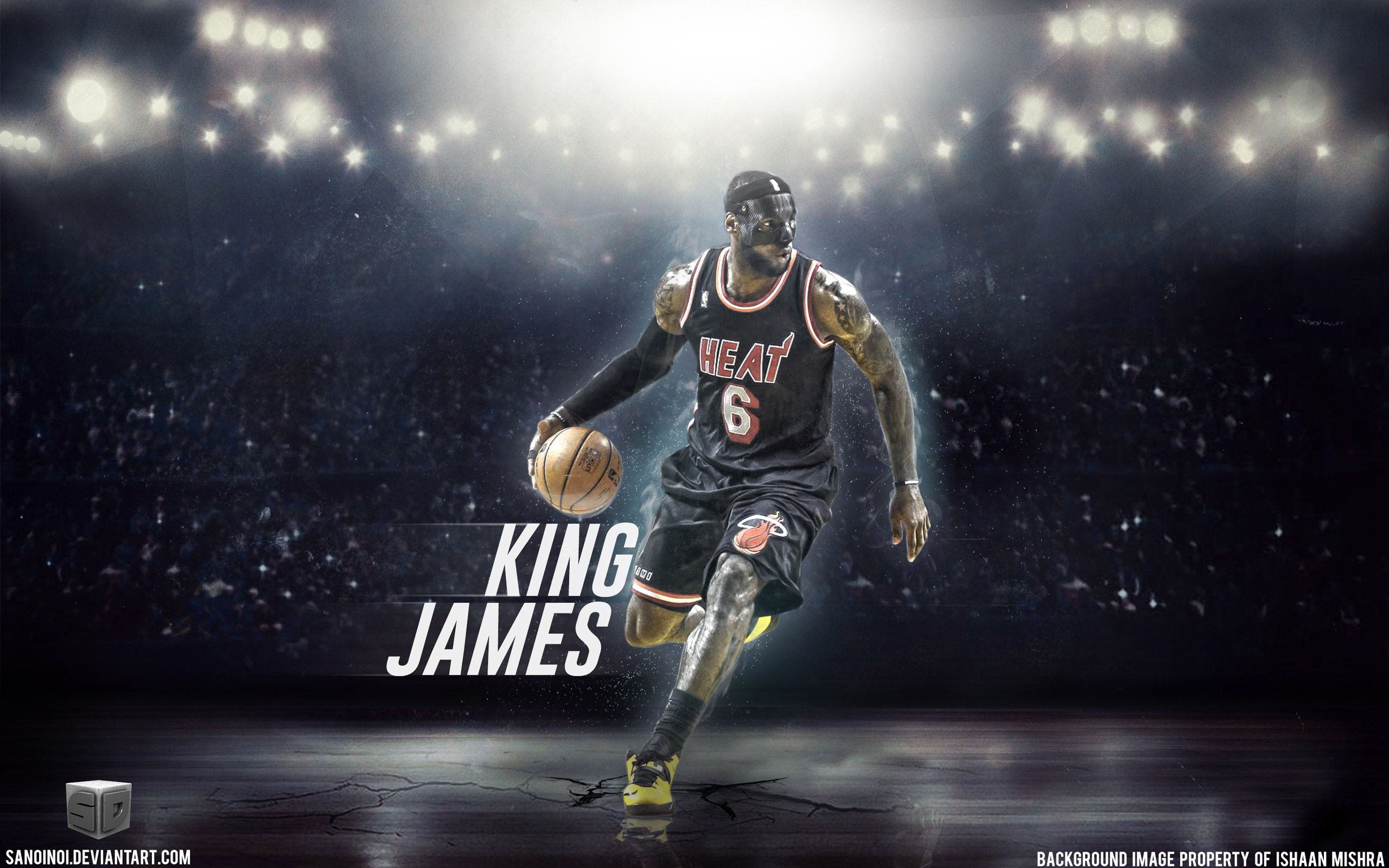 LeBron James Miami Heat, 2560x1600 2K, Desktop