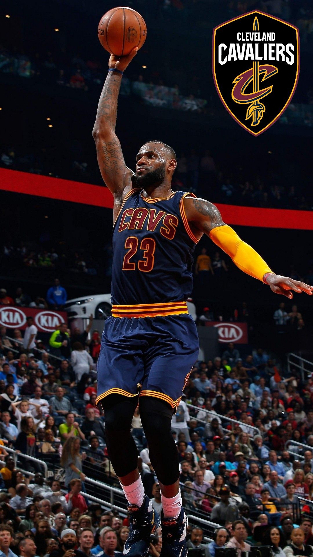 LeBron James Cavaliers maglia 23, 1440x2560 Full HD Verticale, iPhone