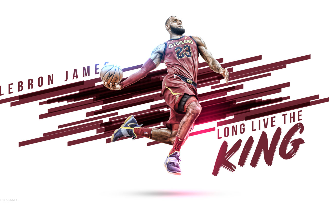 LeBron James basket poster, 1280x800 HD, Desktop
