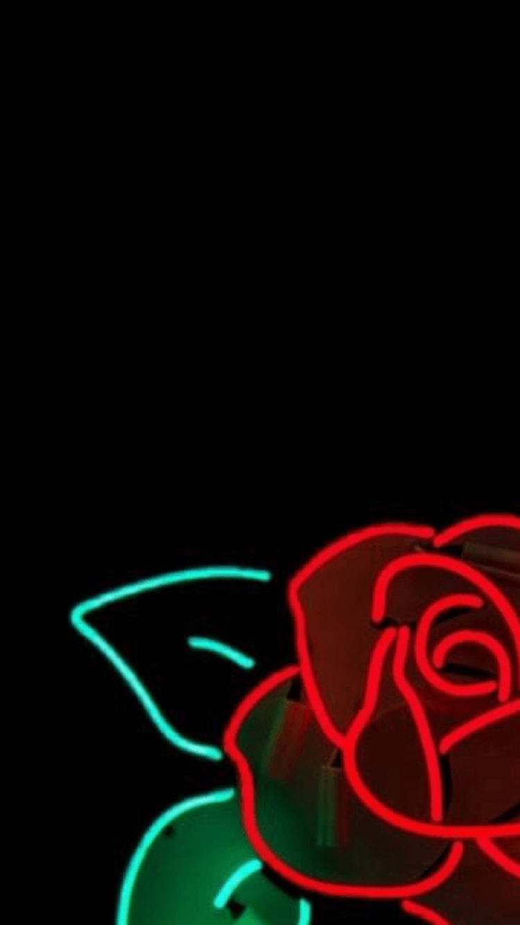 Rosa neon rossa e verde, 750x1334 Full HD Verticale, iPhone