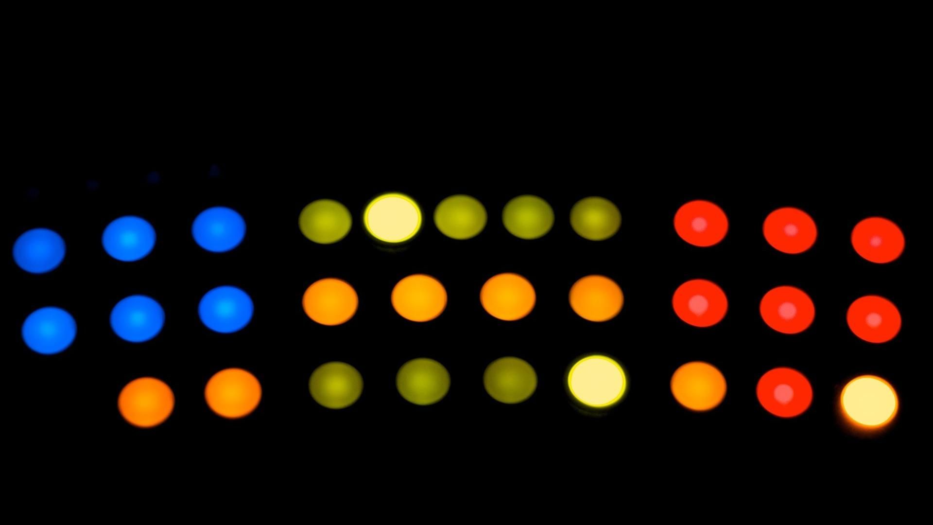 Griglia di LED colorati luminosi, 1920x1080 Full HD, Desktop