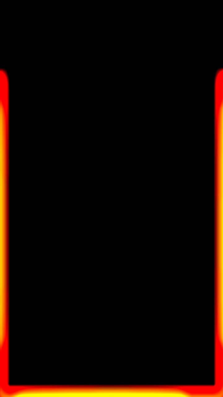 Cornice LED rossa arancione, 720x1280 Full HD Verticale, Smartphone