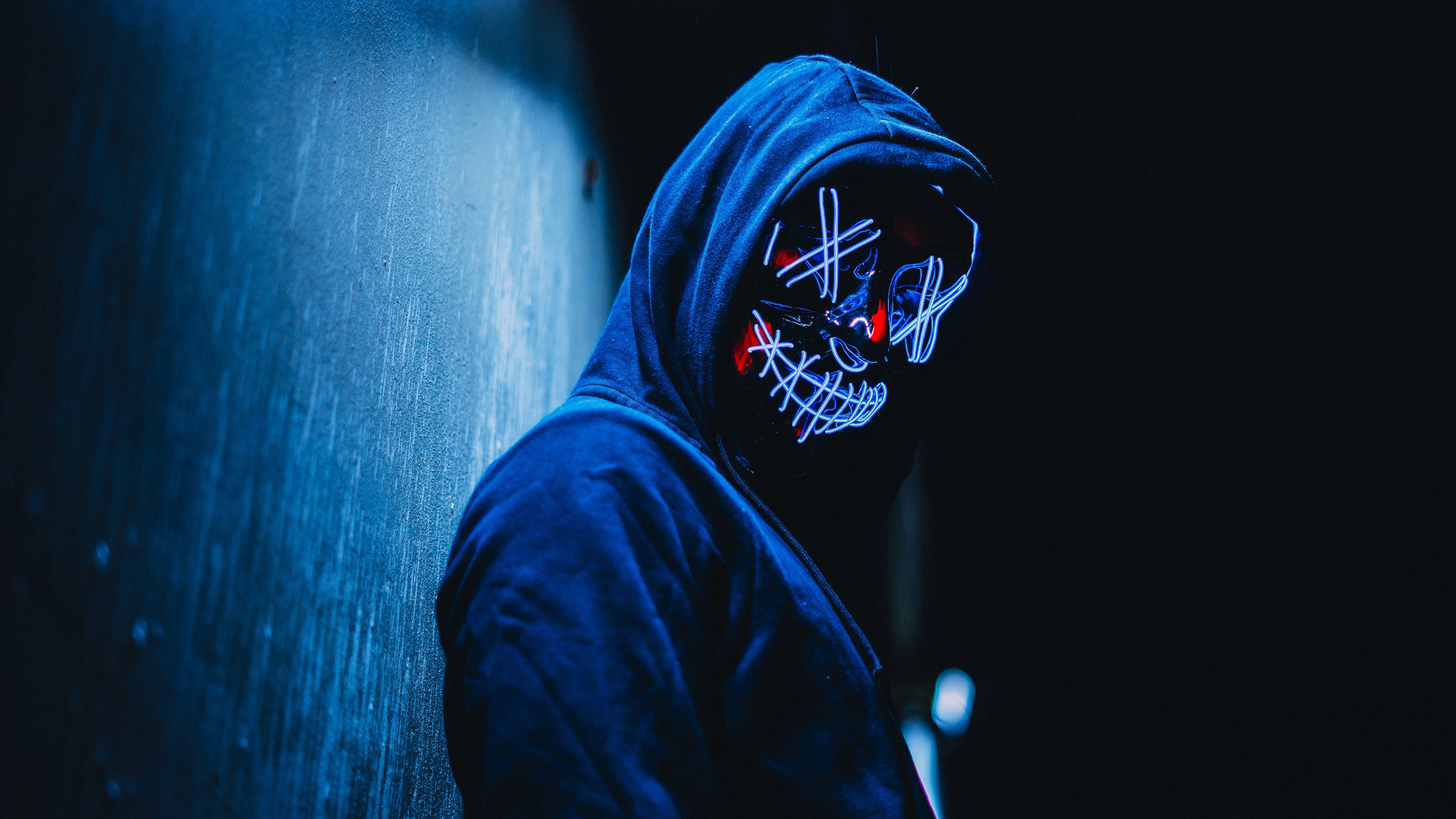 Maschera LED Purge con felpa, 5120x2880 UHD, PC 4K