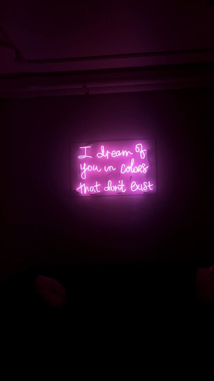Insegna neon rosa scritta, 720x1280 Verticale, Mobile