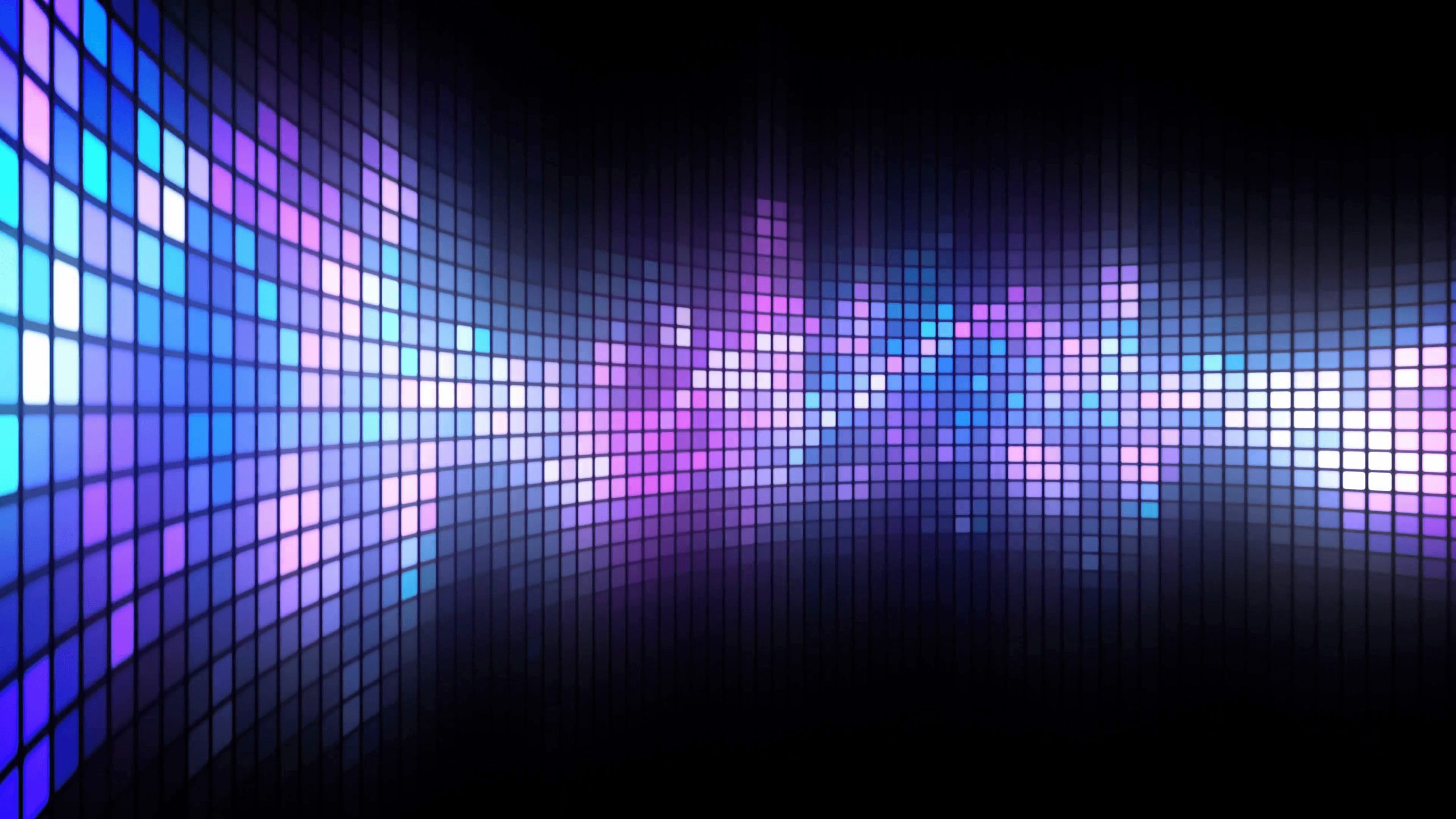 Griglia LED viola e blu, 2560x1440 1440p, Monitor Gaming