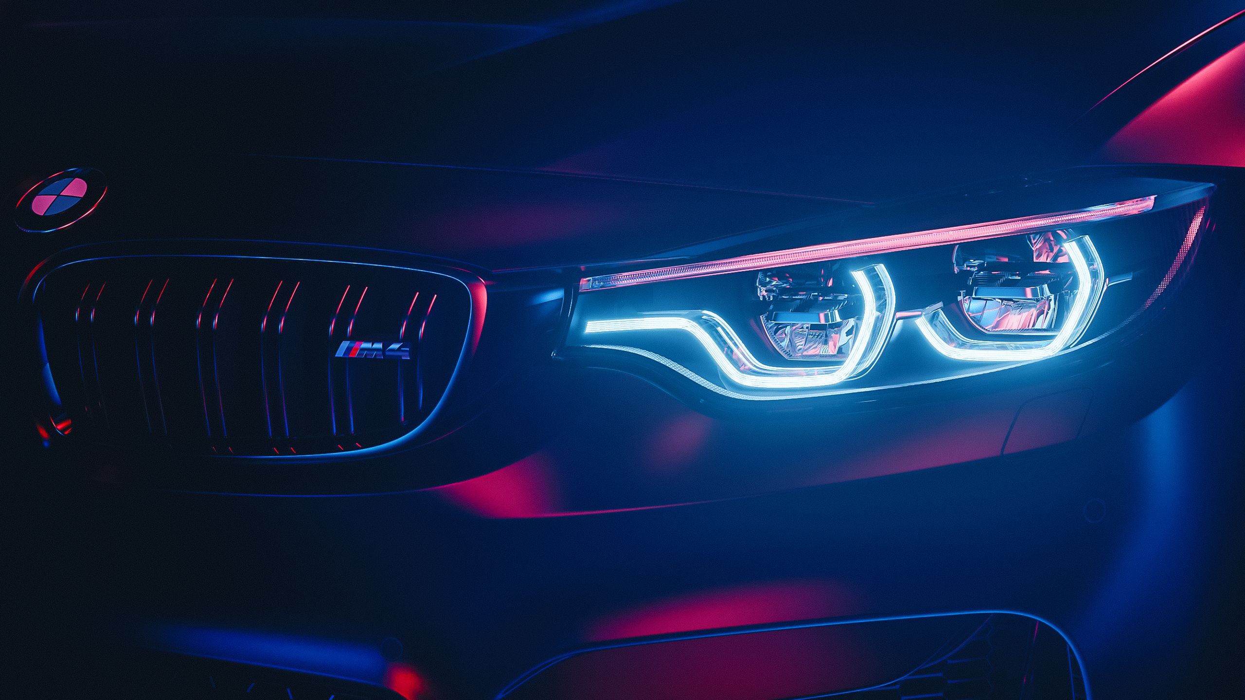 Faro LED BMW M4, 2560x1440 2K QHD, PC